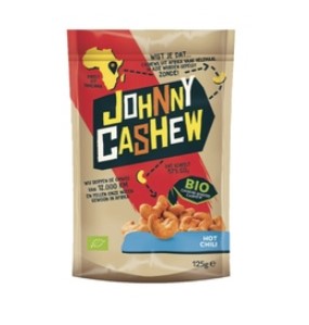 Cashewnoten Hot chili van Johnny Cashew, 12 x 125 g