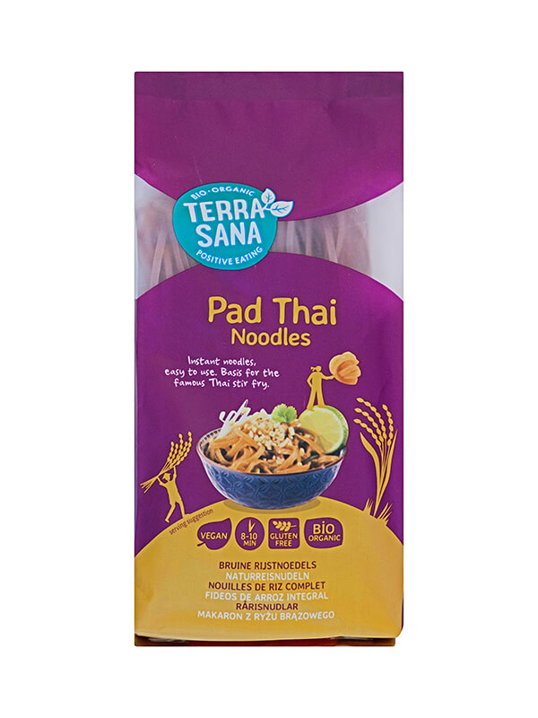 Pad Thai noedels van TerraSana, 12 x 250 g