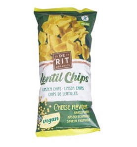 Linzenchips vegan cheese van De Rit, 7 x 75 g