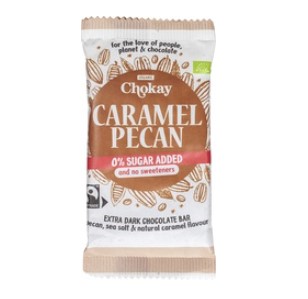 Caramel pecan van Chokay, 15 x 70 g