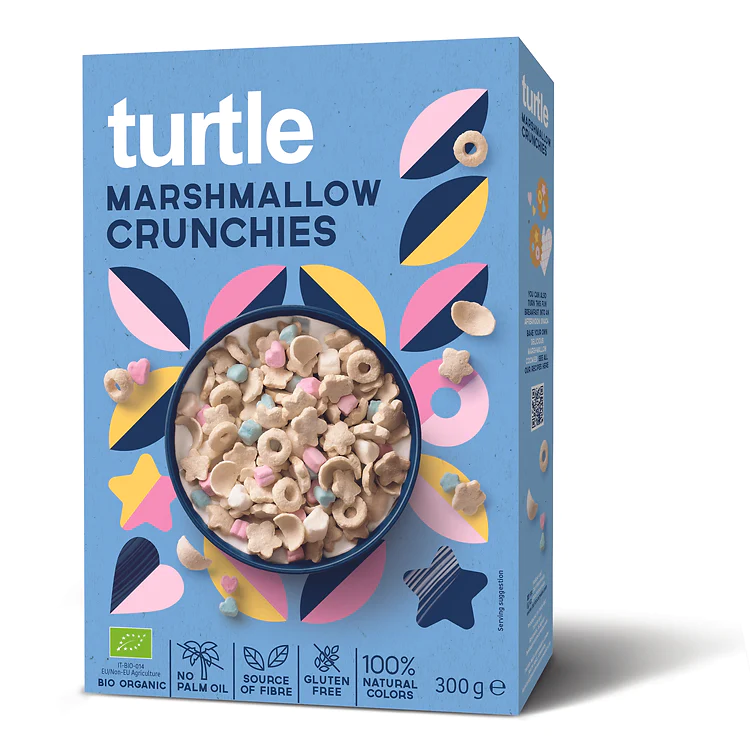 Marshmallow crunchies van Turtle, 8 x 300 g