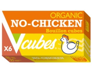 No-chicken bouillon cubes van Vcubes, 15 x 72 g