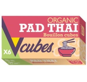 Pad Thai bouillon cubes van Vcubes, 15 x 72 g