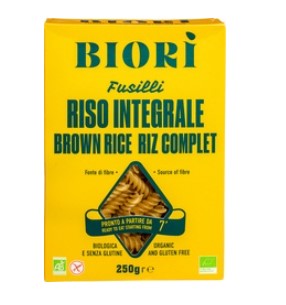 Bruine rijst fusilli van BIORi, 12 x 250 g