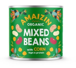 Bonenmix met maïs van Amaizin, 12 x 200 g