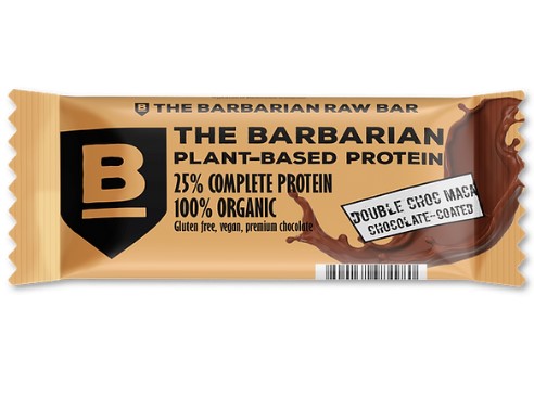 Protein-bar chocolade maca van The BarBarian, 16 x 68 g