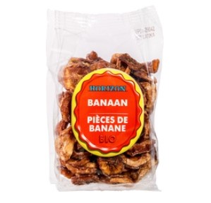 Bananenschijfjes van Horizon, 6 x 150 g
