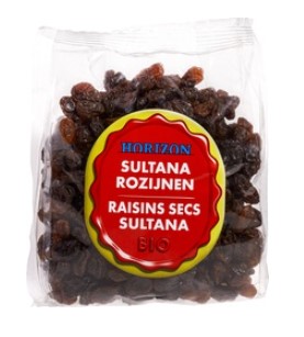 Rozijnen Sultana`s van Horizon, 6 x 250 g