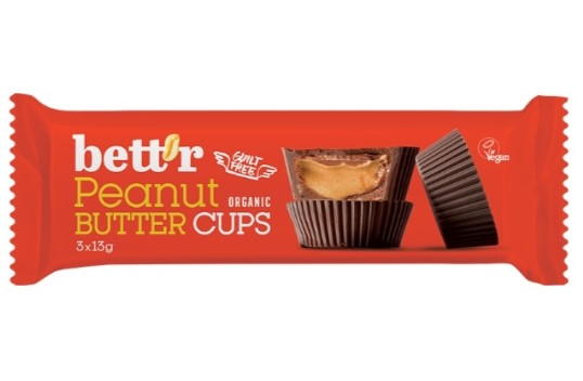 Peanut butter cups van Bett`r, 12 x 39 g