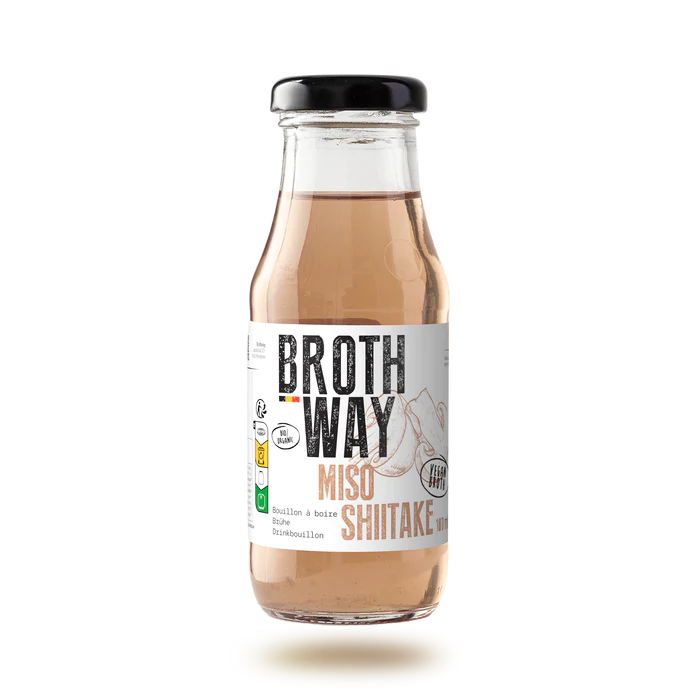 Miso shiitake drinkbouillon van Brothway, 6 x 180 ml