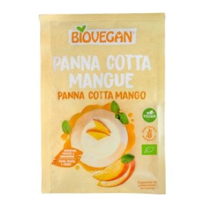 Panna-Cotta mango van Biovegan, 10 x 38 g