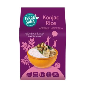 Rijst konjac van TerraSana, 6 x 250 g