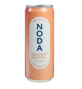 Fruitwater grapefruit van Noda excl statiegeld, 24 x 330 ml