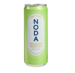 Fruitwater ginger lemongrass van Noda excl statiegeld, 24 x 330