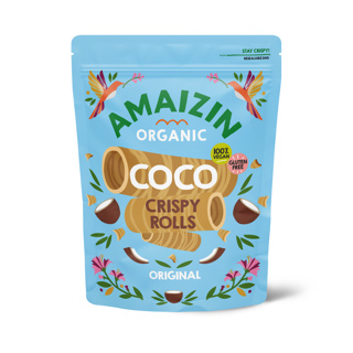 Crispy rolls kokos van Amaizin, 6 x 140 g