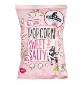 Popcorn sweet and salty van John Altman, 10 x 90 g