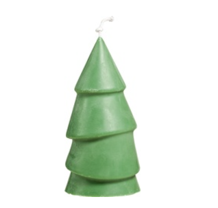 Kaars kerstboom groen L van Brassikaarsen, 3 x 1 stk