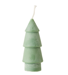 Kaars kerstboom groen M van Brassikaarsen, 3 x 1 stk