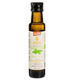 Olijfolie extra vierge basilicum van Principe Di Gerace, 9 x 100