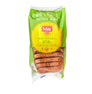 Meisterbäckers vital brood glutenvrij van Dr. Schär, 3 x 350 g NIET BIO