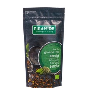 Losse thee sencha van Piramide, 6 x 80 g Losse thee sencha van Piramide, 6 x 80 g
