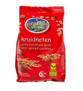 Kruidnoten GV van Corn Crake Organic, 6 x 150 g Kruidnoten GV van Corn Crake Organic, 6 x 150 g