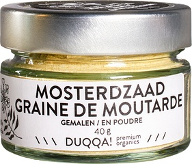 Mosterdzaad gemalen van Duqqa!, 1 x 40 g