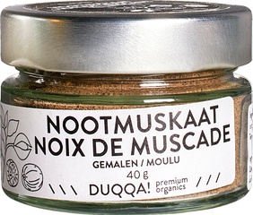 Nootmuskaat gemalen van Duqqa!, 1 x 40 g