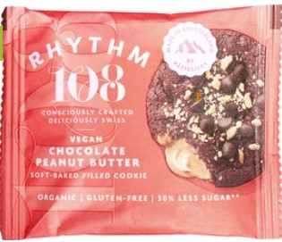 Peanut Butter Cookie van Rhythm 108, 12 x 50 g