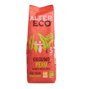 Arabica Koffie Peru van Alter Eco gemalen, 12 x 250 g