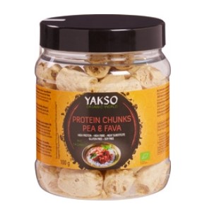 Eiwitbrokken erwten + favabonen van Yakso, 6 x 100 g