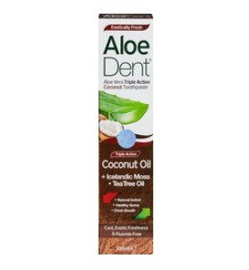 Tandpasta aloë vera kokosolie van Aloe Dent, 1 x 100 ml