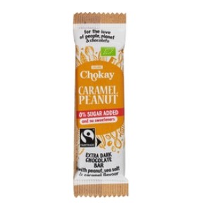 Chocolate-bar peanut caramel van Chokay, 18 x 30 g