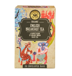 Zwarte-thee English breakfast van Ministry of Tea, 6 x 20 builtjes Zwarte-thee English breakfast van Ministry of Tea, 6 x 20 builtjes