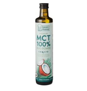 Kokosolie MCT premium van Amanprana, 1 x 500 ml