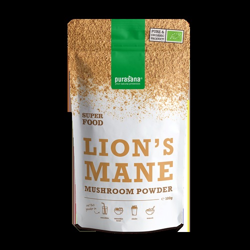 Lion`s-Mane poeder van Purasana, 1 x 100 g