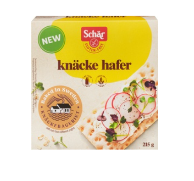Knäckebrood haver glutenvrij van Dr. Schär, 6 x 215 g NIET BIO