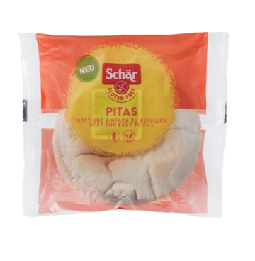 Pita glutenvrij van Dr. Schär, 6 x 150 g NIET BIO