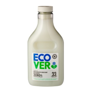 Wasverzachter Zero van Ecover, 6 x 1 l