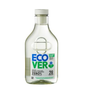 Wasmiddel senstive zero van Ecover, 6 x 1 l