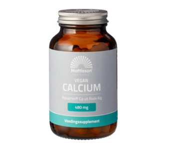 Calcium aquamin uit rode alg van Mattisson, 1 x 90 stk
