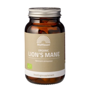 Lions-mane capsules (6) van Mattisson, 1 x 60 stk