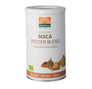 Macapoeder rood geel zwart van Mattisson, 1 x 300 g