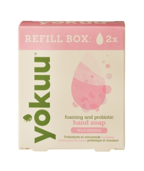 Handzeep wilde bessen refill van YOKUU, 12 x 2 stk