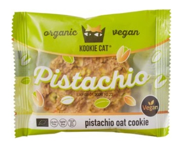 Koek pistache van Kookie Cat, 12 x 50 g