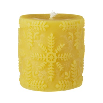 Bijenwaskaars kerstster van De Muisjes, 6 x 1 stk