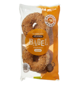 Bagel volkoren van Bagels & Beans, 6 x 4 stk