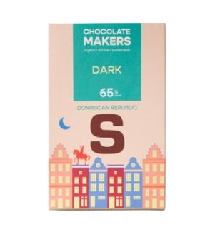 Chocolade letter 65% puur van Chocolatemakers, 10 x 100 g Chocolade letter 65% puur van Chocolatemakers, 10 x 100 g