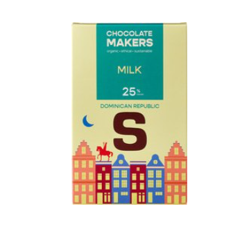 Chocoladeletter  melk van Chocolatemakers, 10 x 100 g