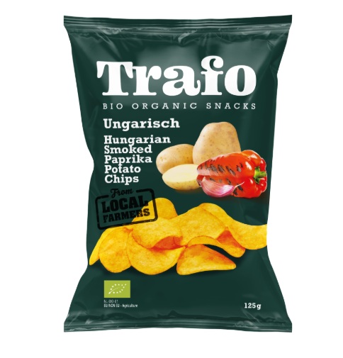 Aardappelchips hongaarse paprika van Trafo, 12 x 125 g